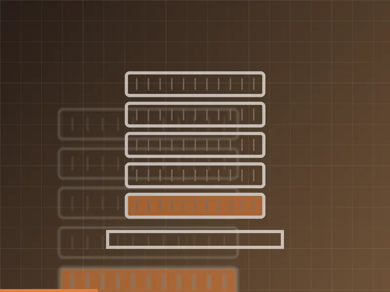 Stacked test sieves used for sample preparation